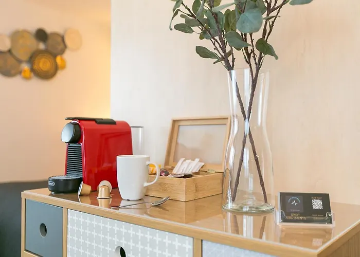 Spirit Apartments - Studio 2 - Kueche - Parkplatz